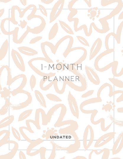 1-Month Planner