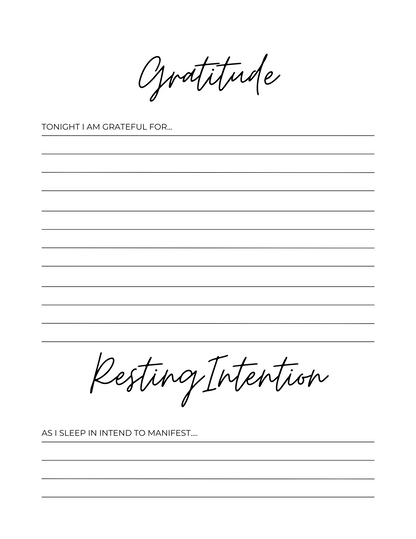 30 Day Manifestation Journal